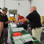 This is a picture of Check-in tables at US Open.