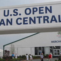 This is a picture of merchandise tent at 2017 US Open.